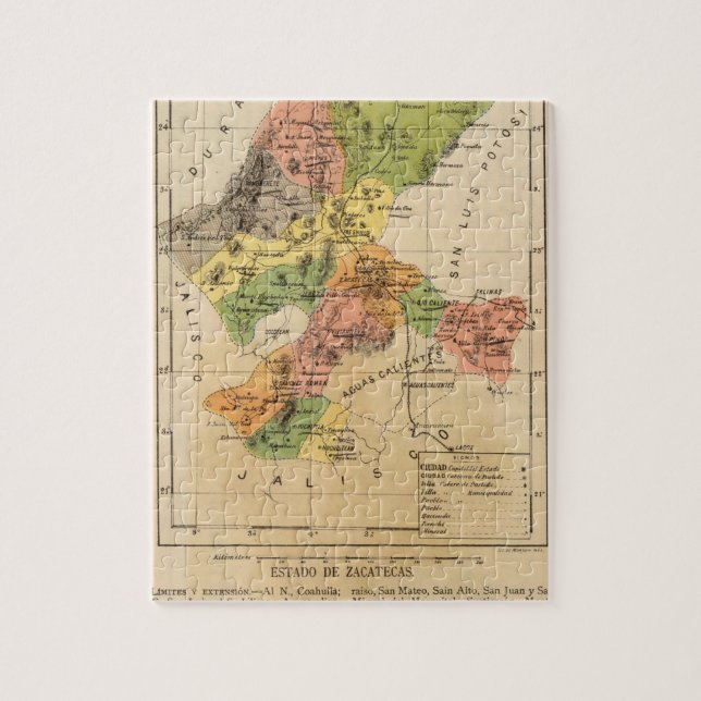 Puzzle Zacatecas, México (Vertical)