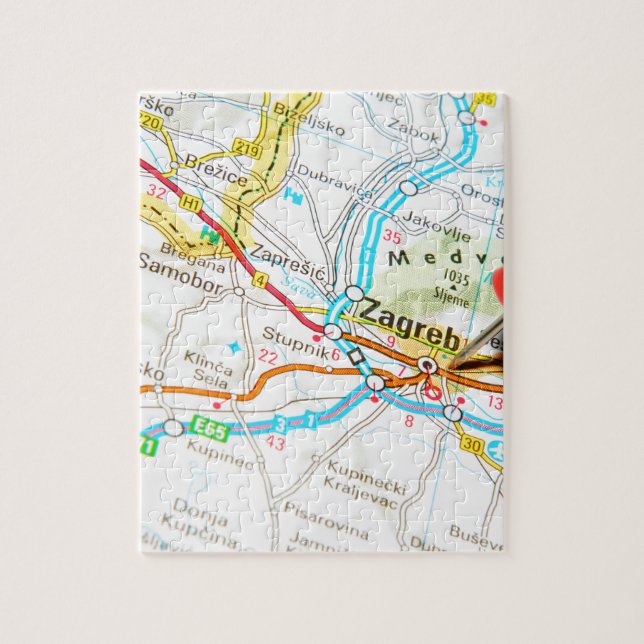 Puzzle Zagreb, Croacia (Vertical)