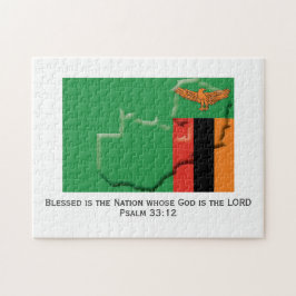 Puzzle ZAMBIA | Nación Bendita | BANDERA DE ZAMBIA
