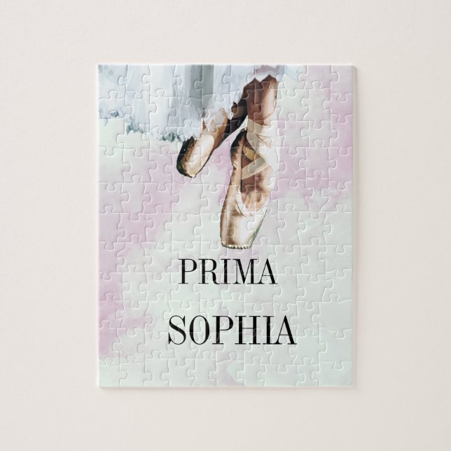 Puzzle Zapatos de ballet Pointe Pink Personal (Vertical)