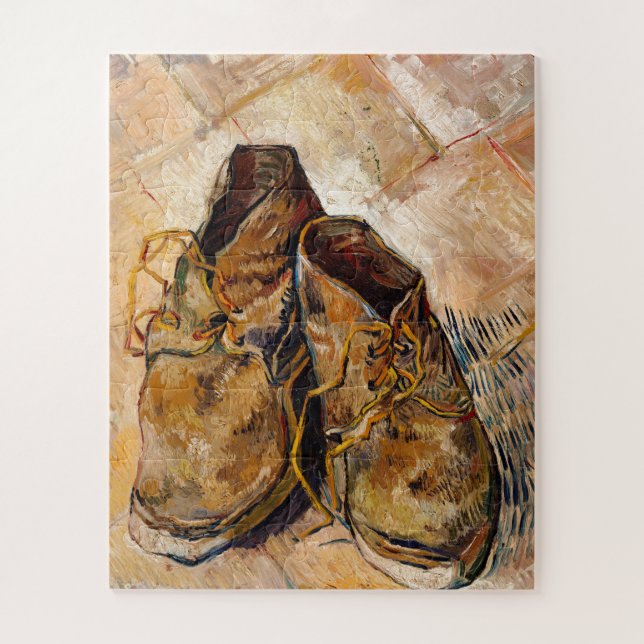 Puzzle Zapatos de Van Gogh Pintura de arte (Vertical)