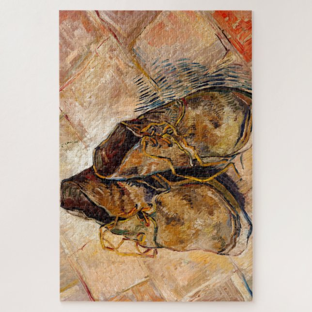 Puzzle Zapatos de Van Gogh Pintura de arte (Vertical)
