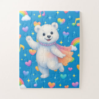 Puzzle Zarah el oso polar bailarín