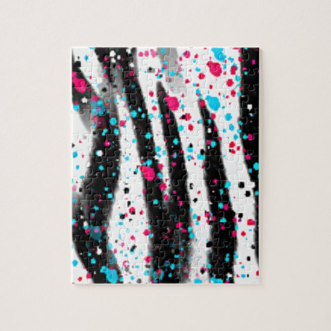 Puzzle Zebra (Vertical)