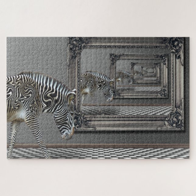 Puzzle Zebra (Horizontal)