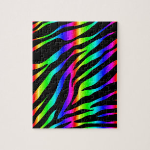 Puzzle zebra arco iris