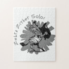 Puzzle Zebra Zither Solo