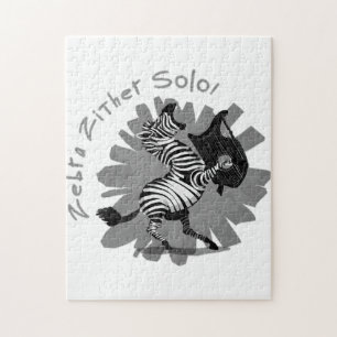 Puzzle Zebra Zither Solo
