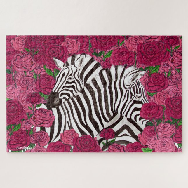 Puzzle Zebras (Horizontal)