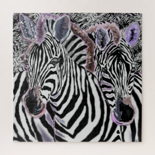 Puzzle Zebras Hug
