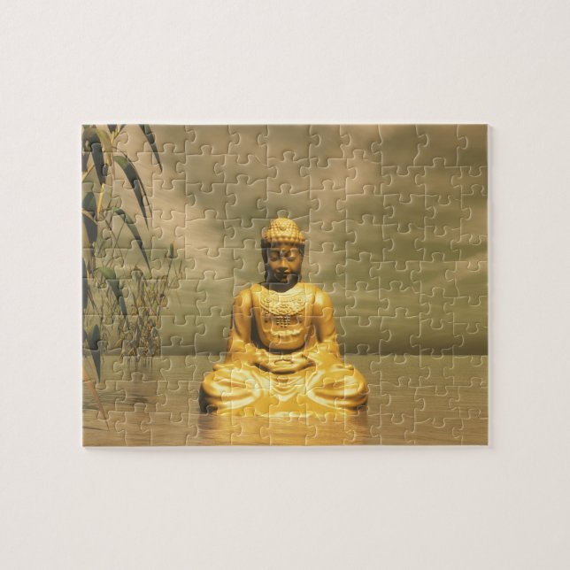 Puzzle Zen Buda meditating (Horizontal)