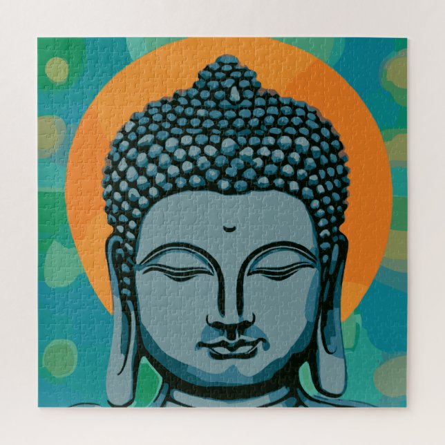 Puzzle Zen Buddha Head (Vertical)