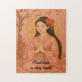 Puzzle Zen Meditación arte Mindness Yoga Personalizado Ro