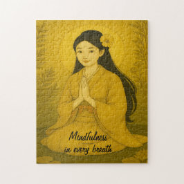 Puzzle Zen Meditation art Mindness Yoga Personalizado Ama