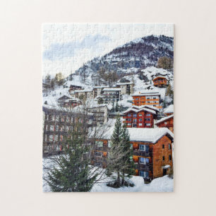 Puzzle Zermatt. Alpes suizos