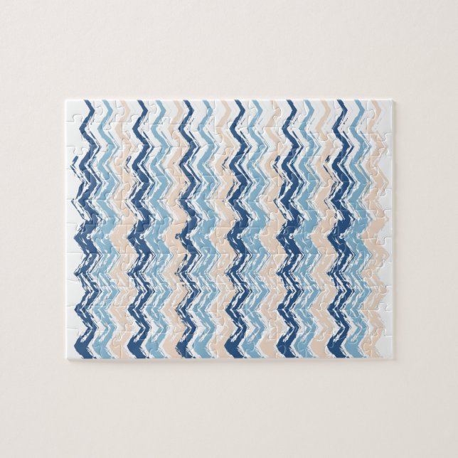 Puzzle ZigZag, una grieta en la costa (Horizontal)