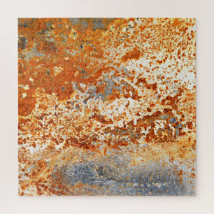Puzzle Zinc rugoso: fondo de textura gruesa.