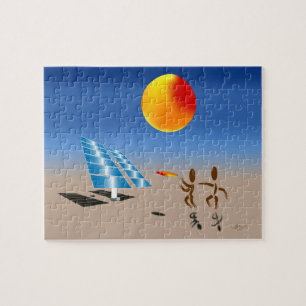 Puzzle Zinglees ~ Energía solar