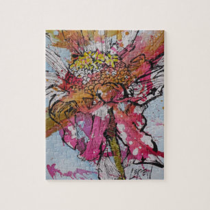 Puzzle Zinnia 001 en declive / Artista Larry Lerew
