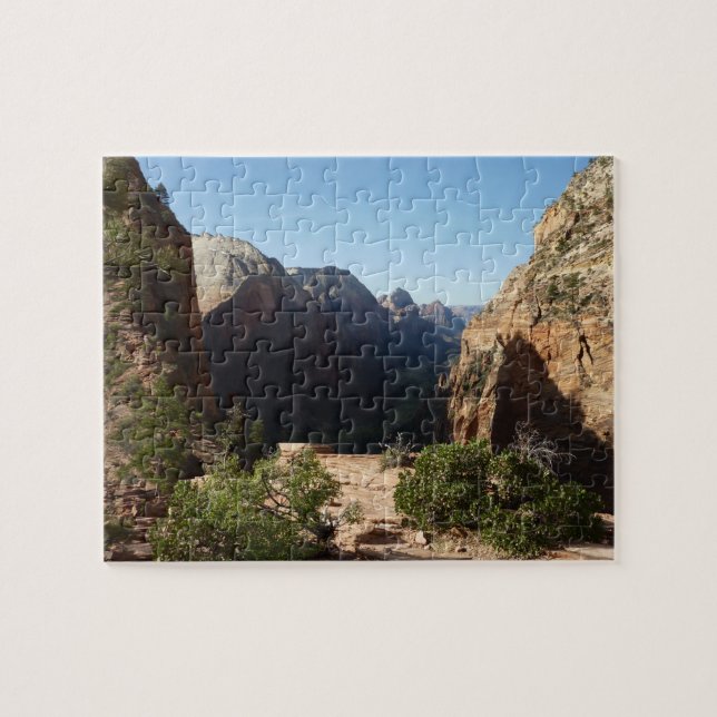 Puzzle Zion desde Angels Landing Trail Parque Nacional Zi (Horizontal)