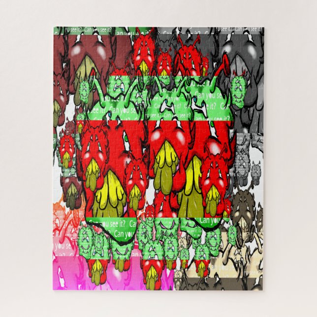 Puzzle Zippy Trippy Alien Dazs Green-Tooth (Vertical)