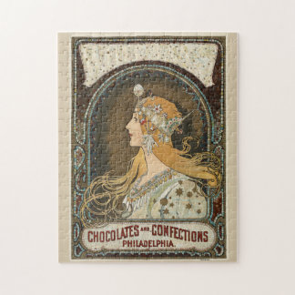 Puzzle Zodiac (1896) de Alphonse Mucha.