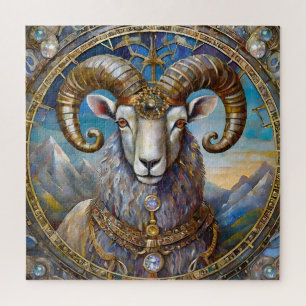 Puzzle Zodíaco - Aries El Carnero