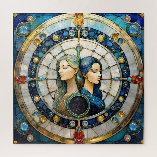 Puzzle Zodiaco - Géminis Los Gemelos (Vertical)