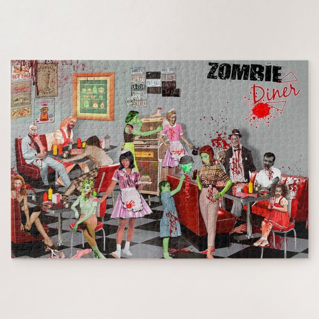 Puzzle Zombie Diner (Horizontal)