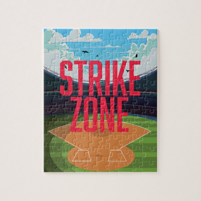 Puzzle Zona de strike de béisbol (Vertical)