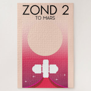 Puzzle Zond 2 Space Art.