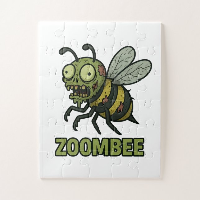 Puzzle Zoombee - Funny diseño de Personalizado Zombie Bee (Vertical)