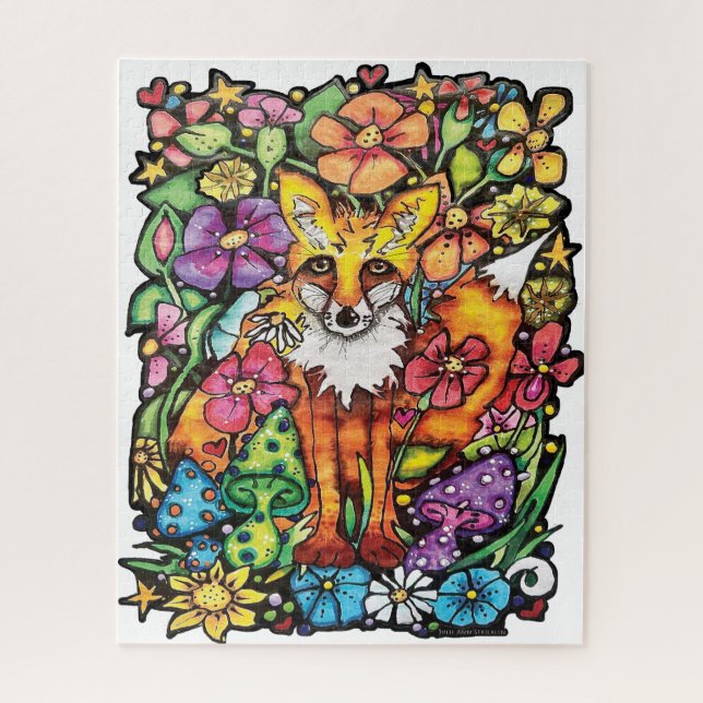 Puzzle Zorro Astuto (Vertical)