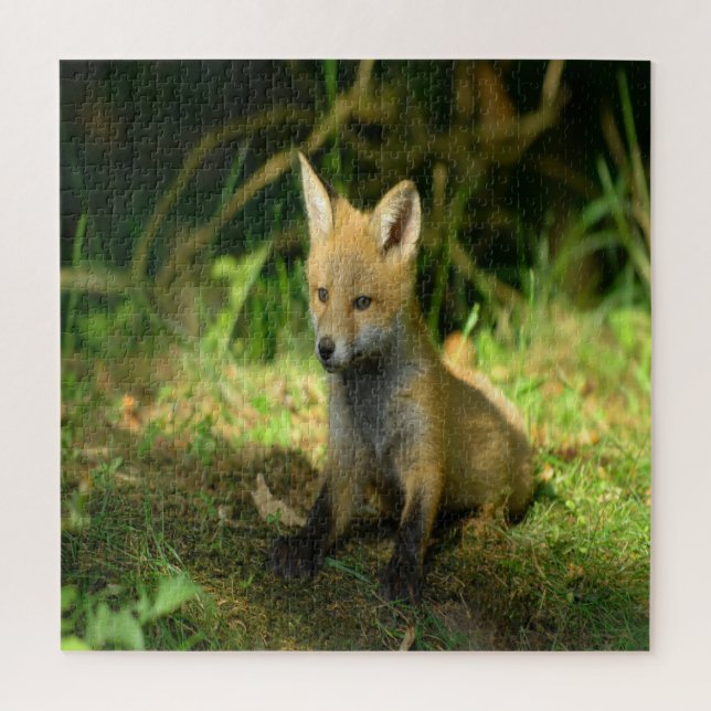 Puzzle Zorro de Bebé Adorable (Vertical)