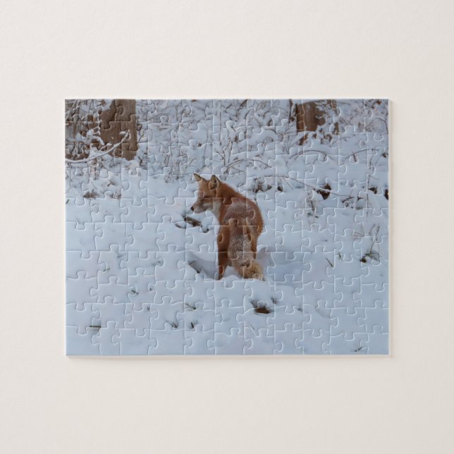 Puzzle Zorro de Invierno (Horizontal)