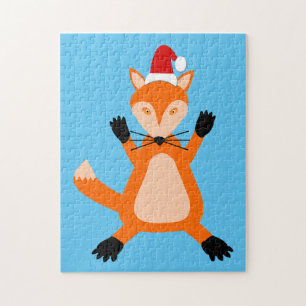Puzzle Zorro de Navidad Adorable