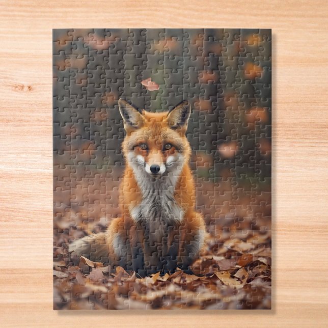 Puzzle Zorro en bosque (Subido por el creador)