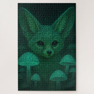 Puzzle Zorro Encantado & Hongos Bioluminiscentes Fairycor