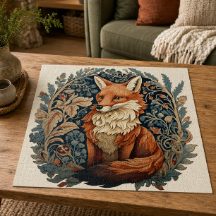 Puzzle Zorro encantador del bosque