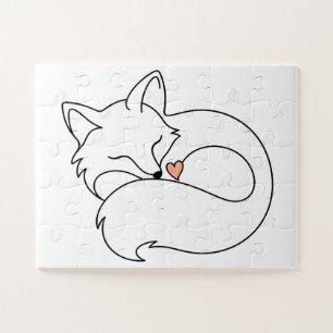 Puzzle Zorro Pequeño Soñoliento