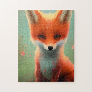 Puzzle Zorro rojo adorable