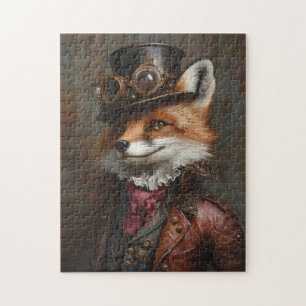 Puzzle Zorro Steampunk con gafas