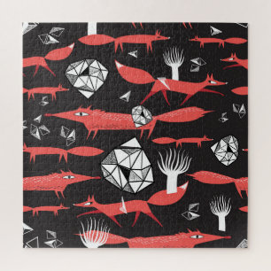 Puzzle Zorros Rojos: El Fondo Oscuro No Tiene Maravilla.