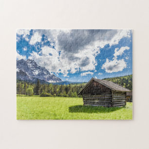 Puzzle Zugspitze Alm Panorama Garmisch-Partenkirchen Post