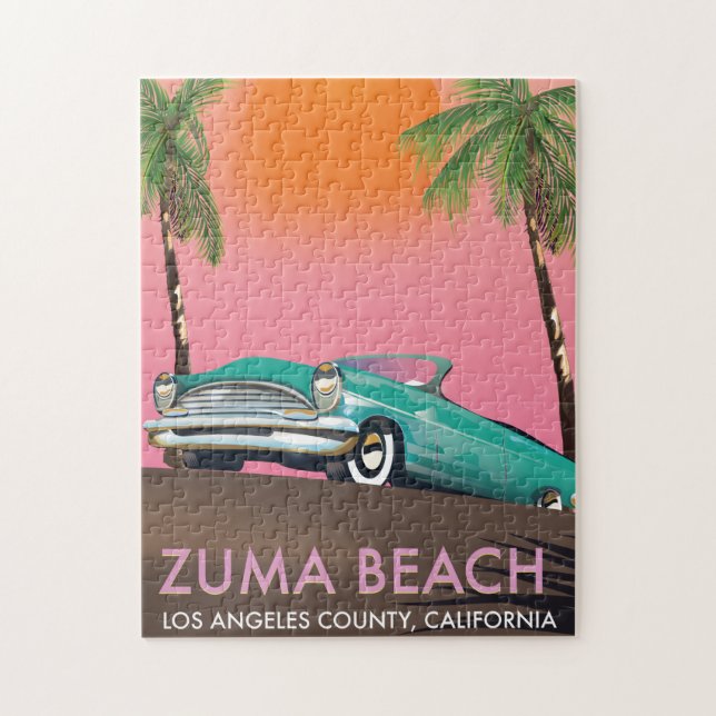 Puzzle Zuma Beach Los Angeles California (Vertical)