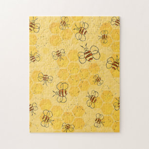 Puzzle Zumbido de abeja Abejas melíferas Lindas