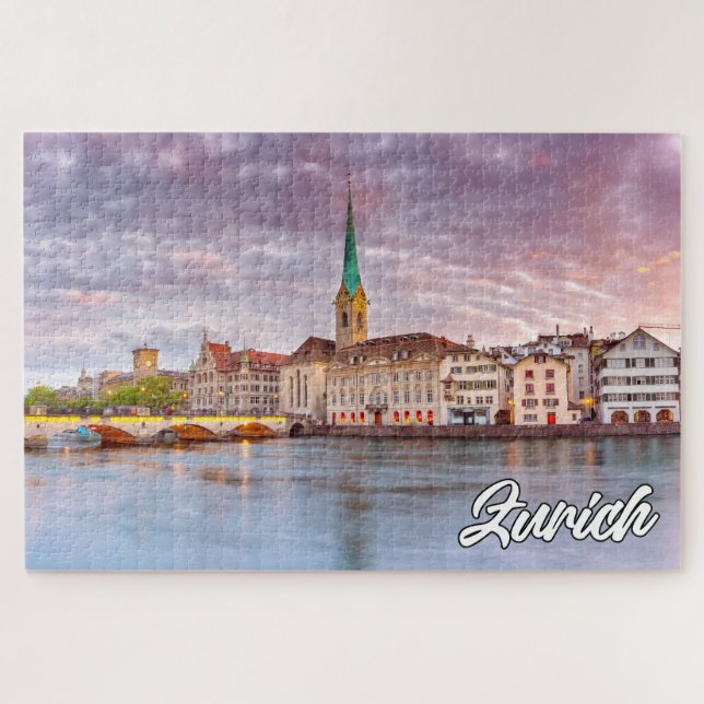 Puzzle Zúrich, Suiza (Horizontal)