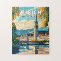 Zurich Suiza Viaje al arte Vintage