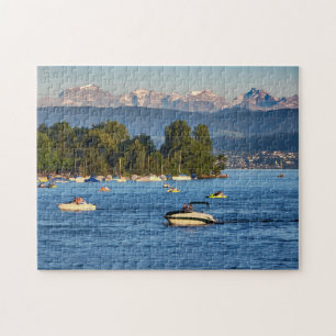 Puzzle Zúrich, Suiza Zürichsee (Lago Zúrich)