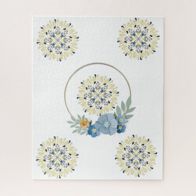 Puzzles Blue Mandala (Vertical)